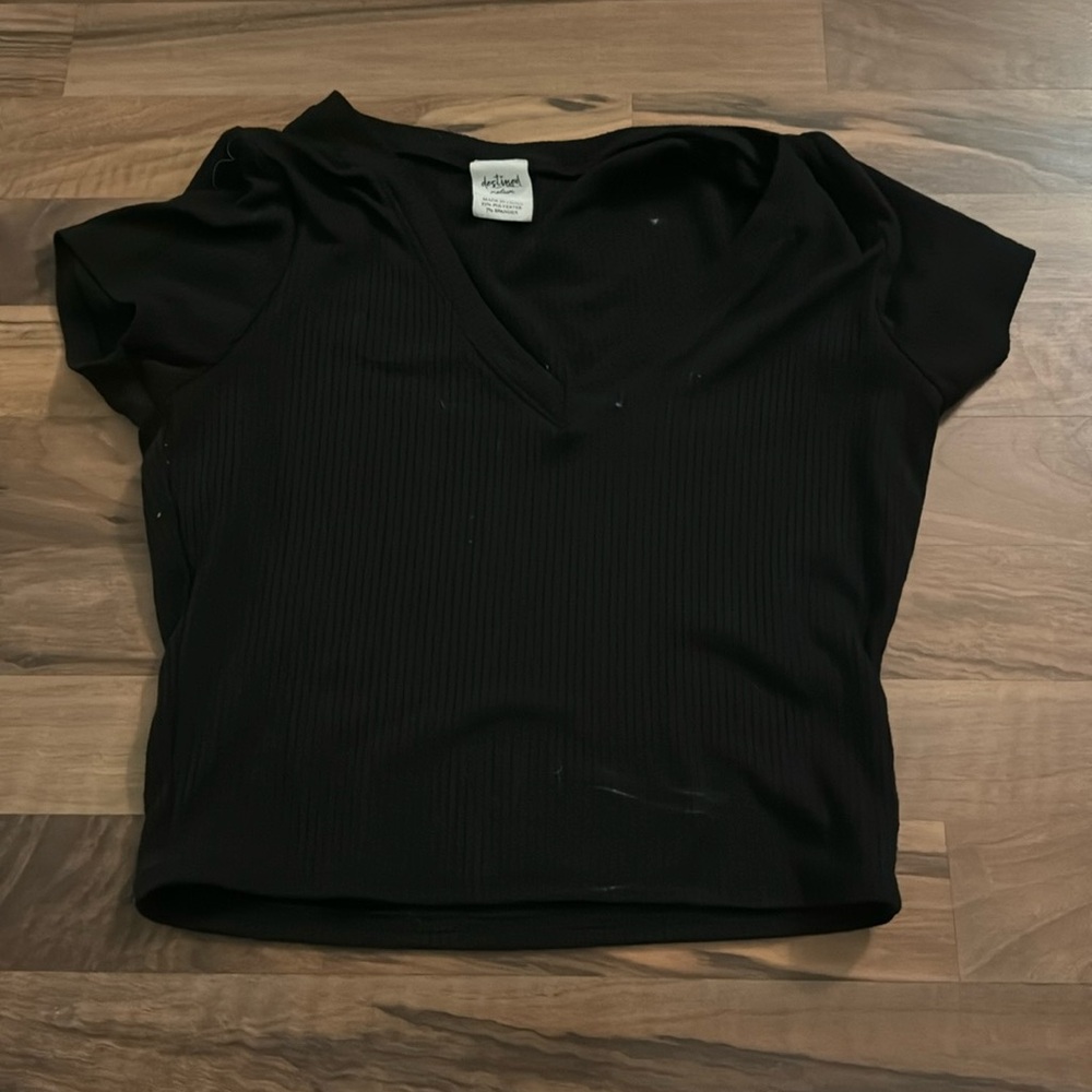 Mini short black shirt